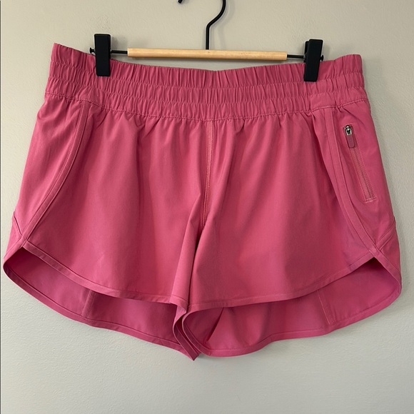 lululemon athletica Pants - Lululemon Tracker Short V 4” Lush Pink Size 12